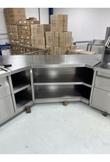 Florigo Refurbished Florigo HR Backwand Fritteuse 3 Pfannen + Oberkühlung Erdgas 81kW