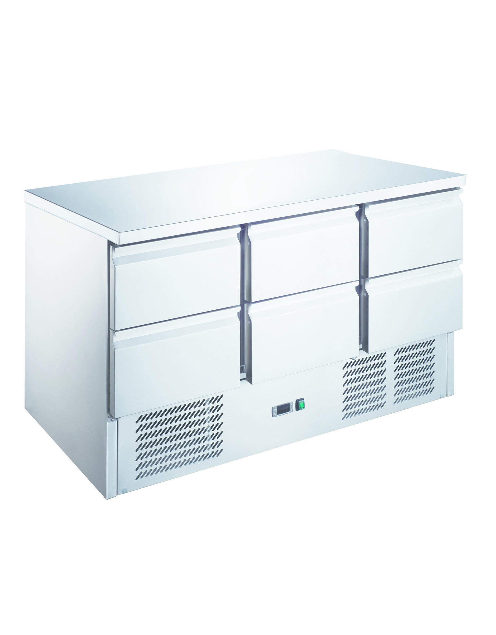 Q-Gastro Q-Gastro RVS Koelwerkbank 6 lades (NIEUW)
