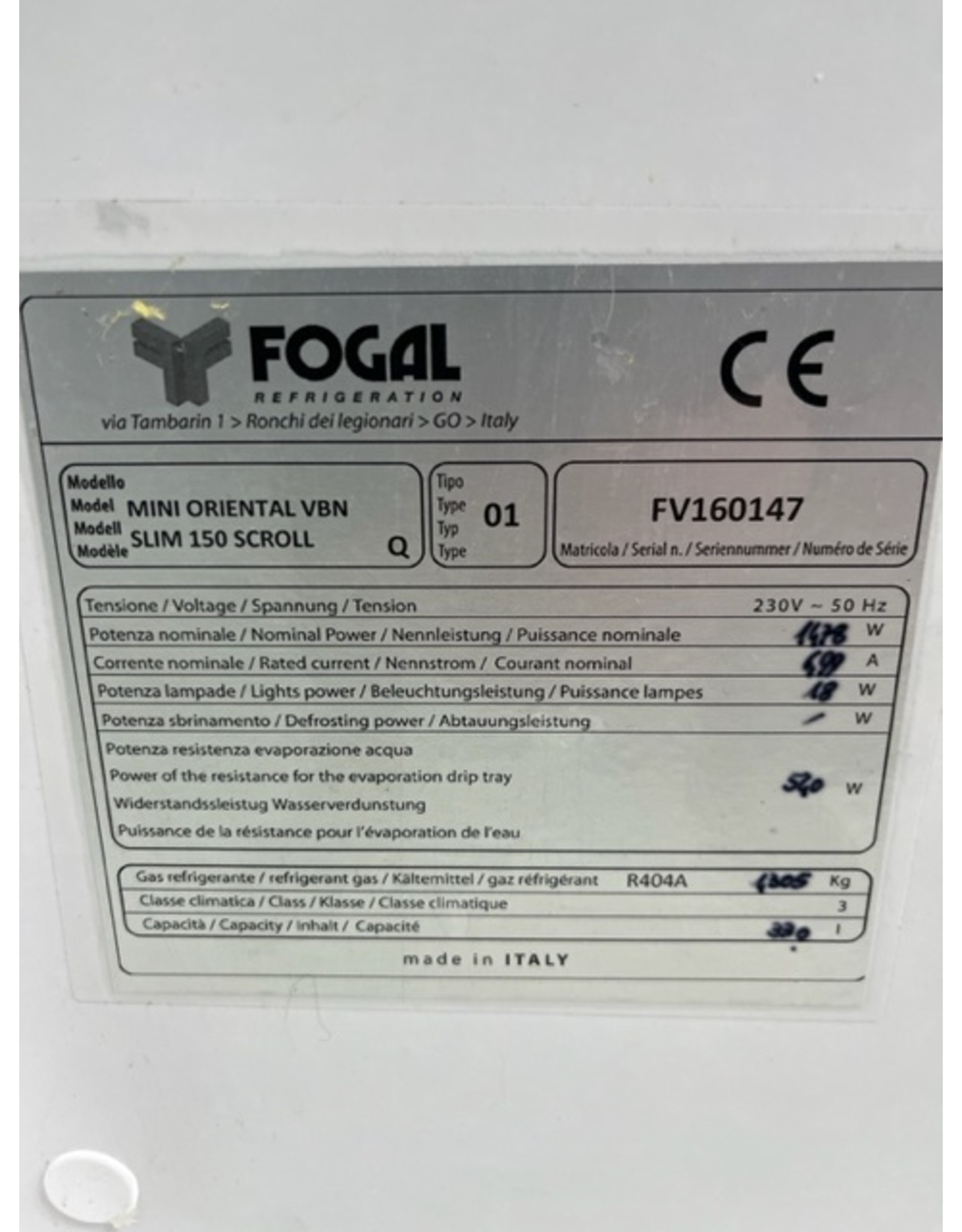 Fogal Fogal Wandkoeling Mini Oriental VBN (2016) 2x op voorraad