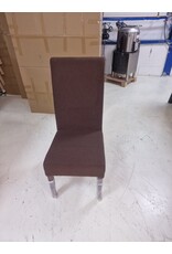Restpartij!! Horeca zeer solide nieuwe stoelen bruin aluminium