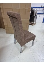 Restpartij!! Horeca solide nieuwe stoelen Nubuck aluminium