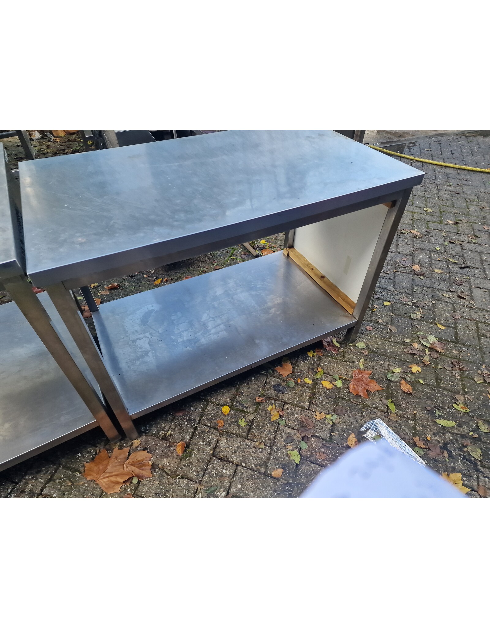 RVS werktafel 119,5x70x87