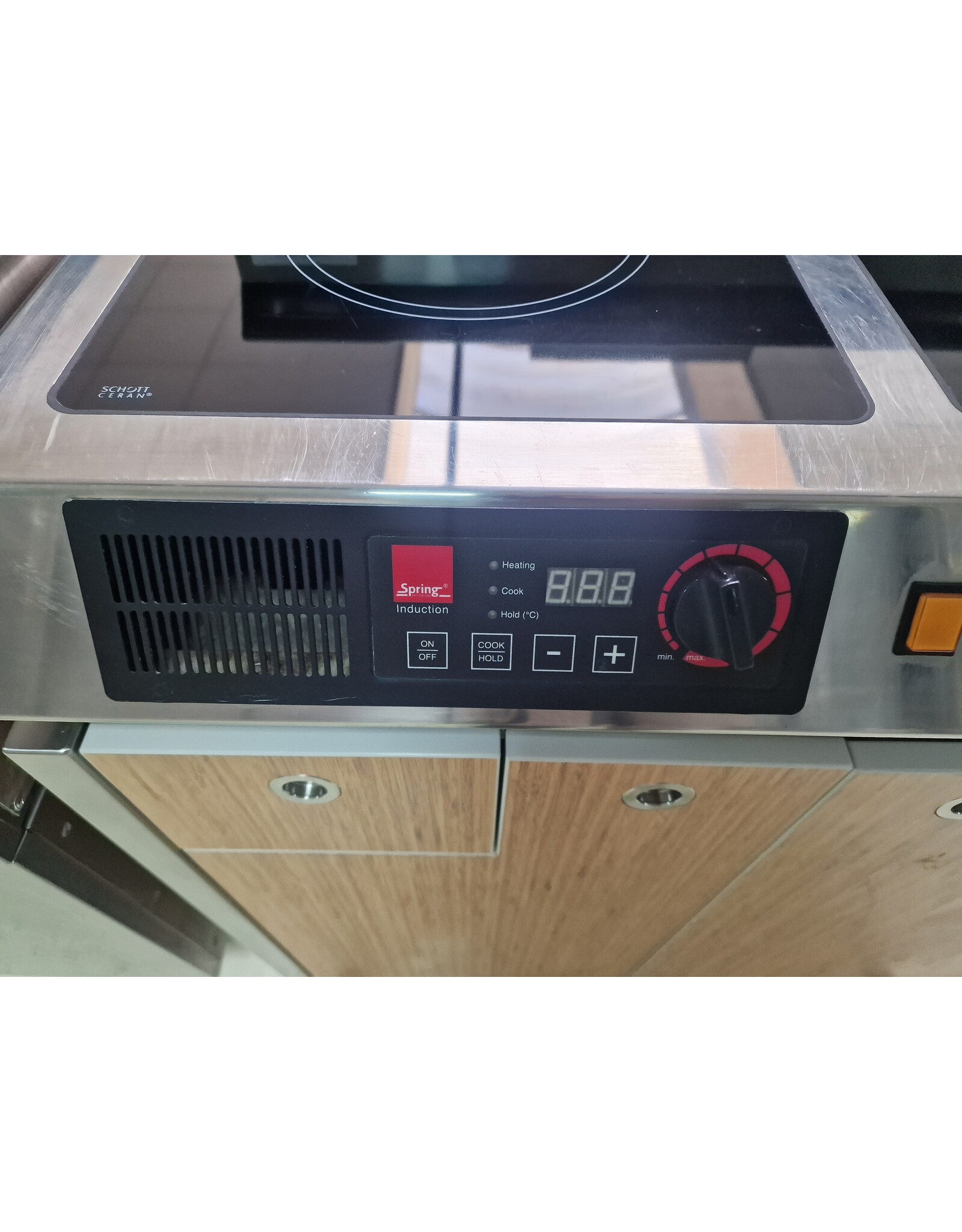 Spring Spring Induction catering cabinet met afzuiging 400V