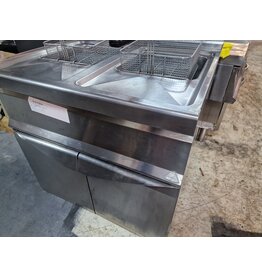 Berto's Bertos's 2 pans gasfriteuse 2x 15L aardgas