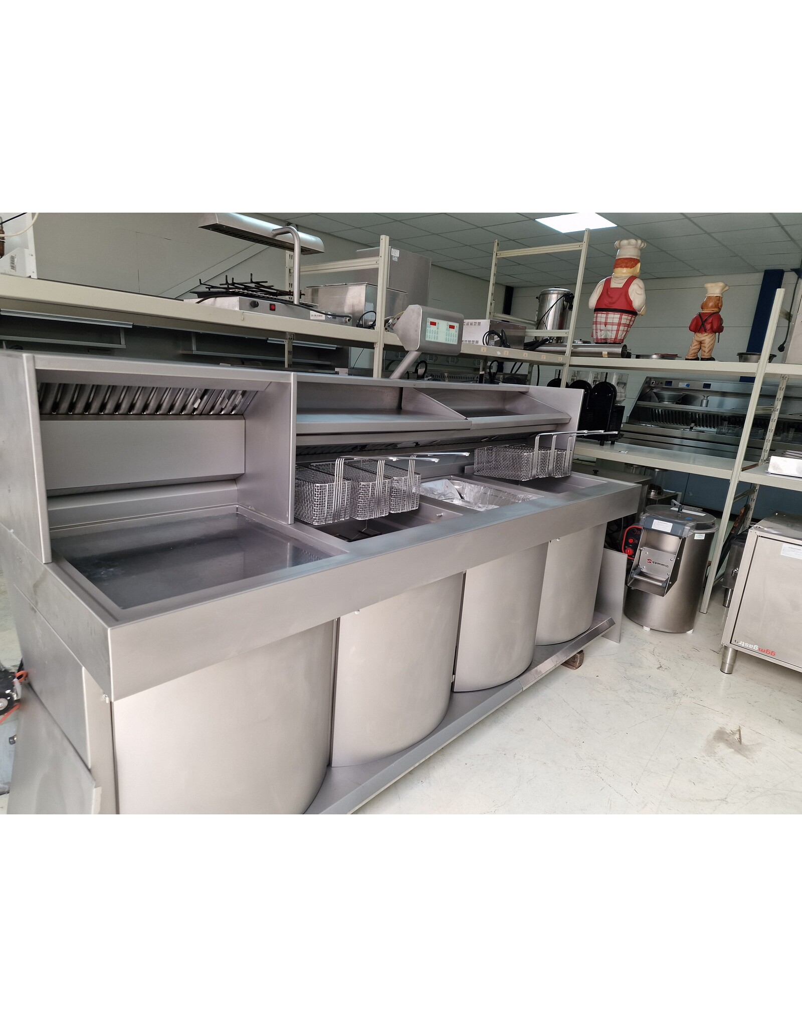 Kiremko Gereviseerde Kiremko HR bakwand / friteuse 2x 3 manden + bkpl + ABM