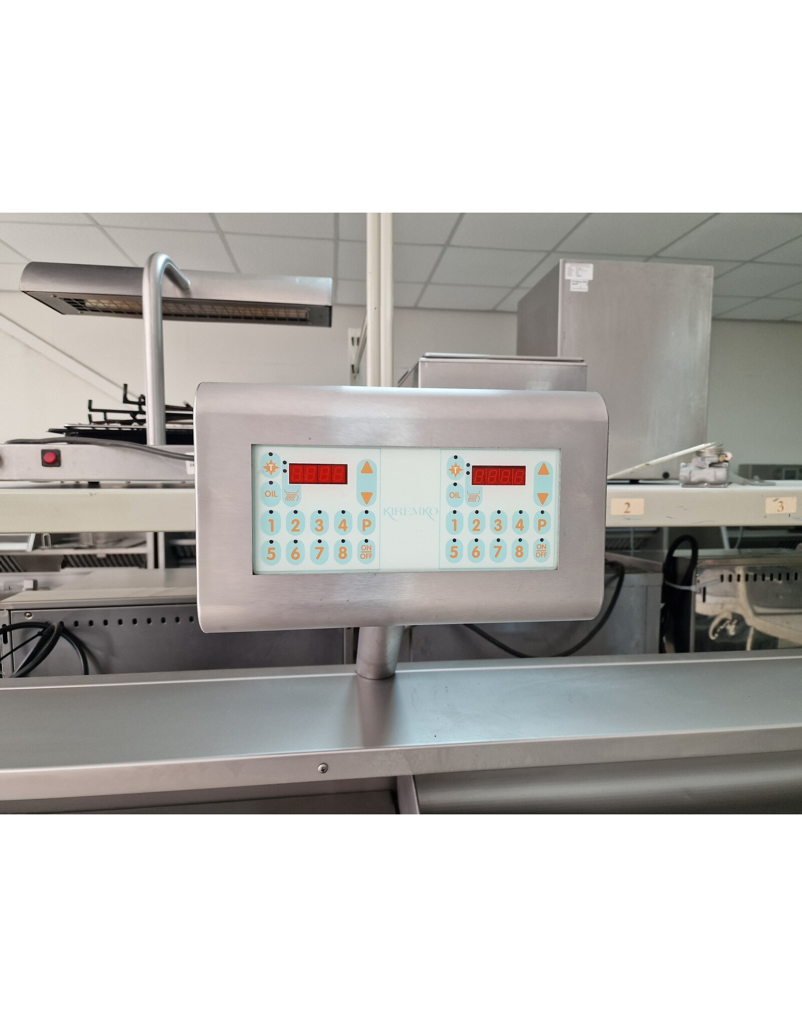 Kiremko Gereviseerde Kiremko HR bakwand / friteuse 2x 3 manden + bkpl + ABM