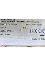 Gloeiplaat fornuis - 800mm - 9 kW 2019 Berto GGM