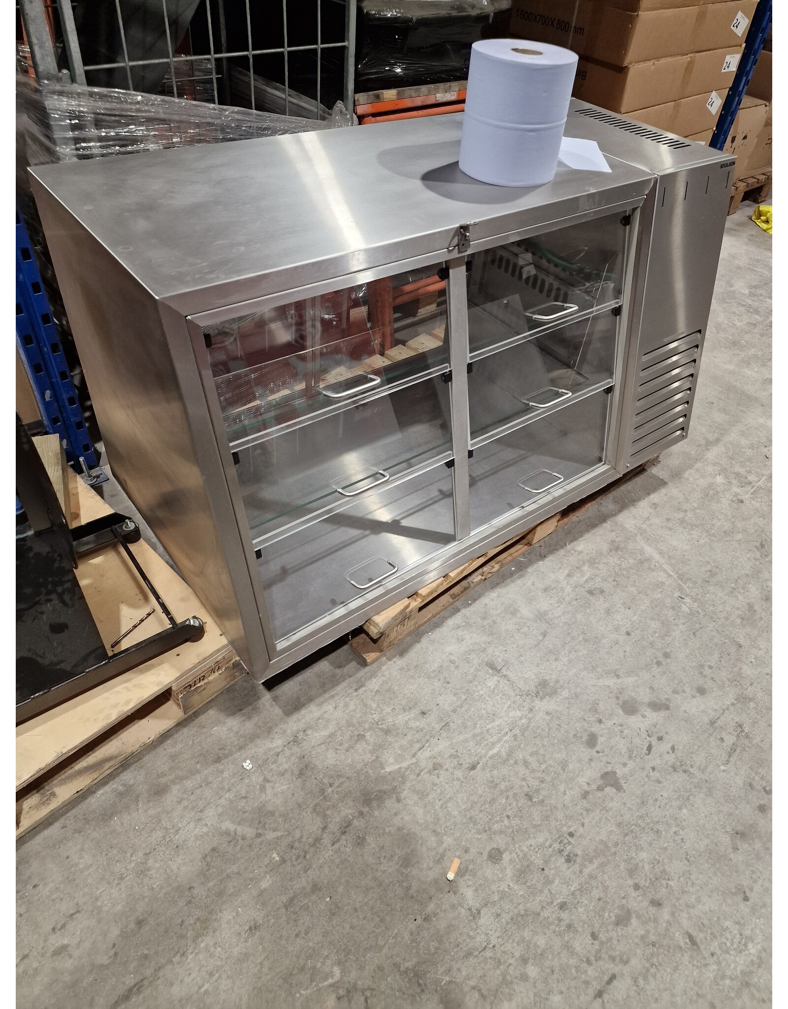 Professionele Culion opzet vitrine  140x70x70 = bxdxh cm's