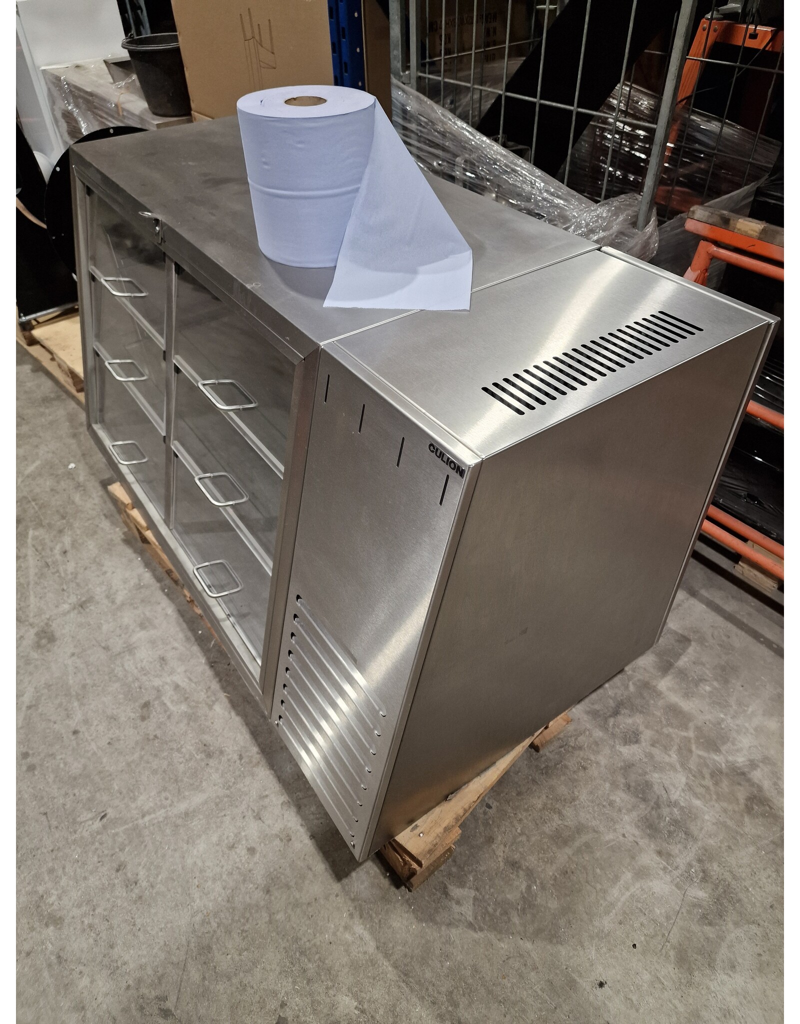 Professionele Culion opzet vitrine  140x70x70 = bxdxh cm's