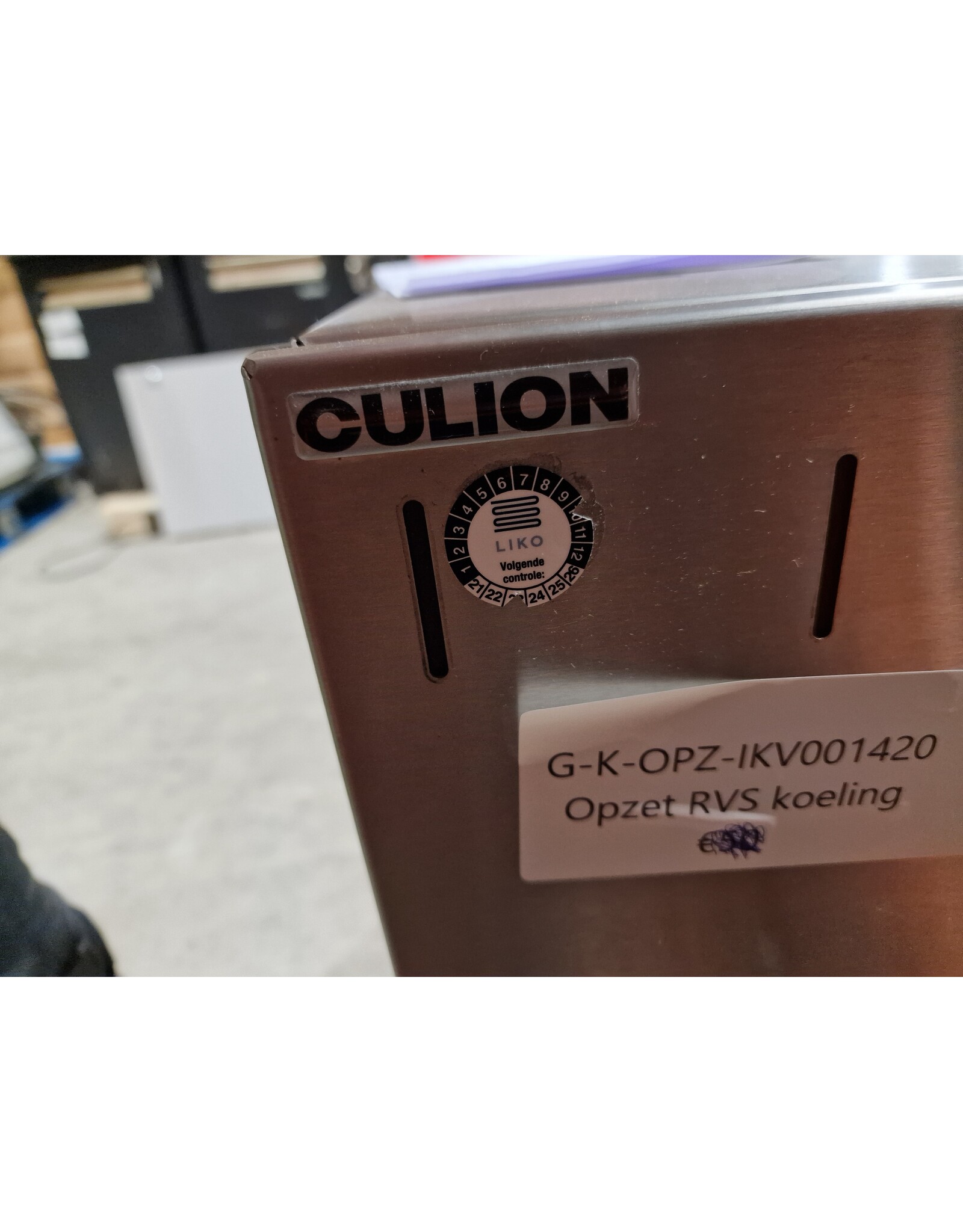 Professionele Culion opzet vitrine  140x70x70 = bxdxh cm's