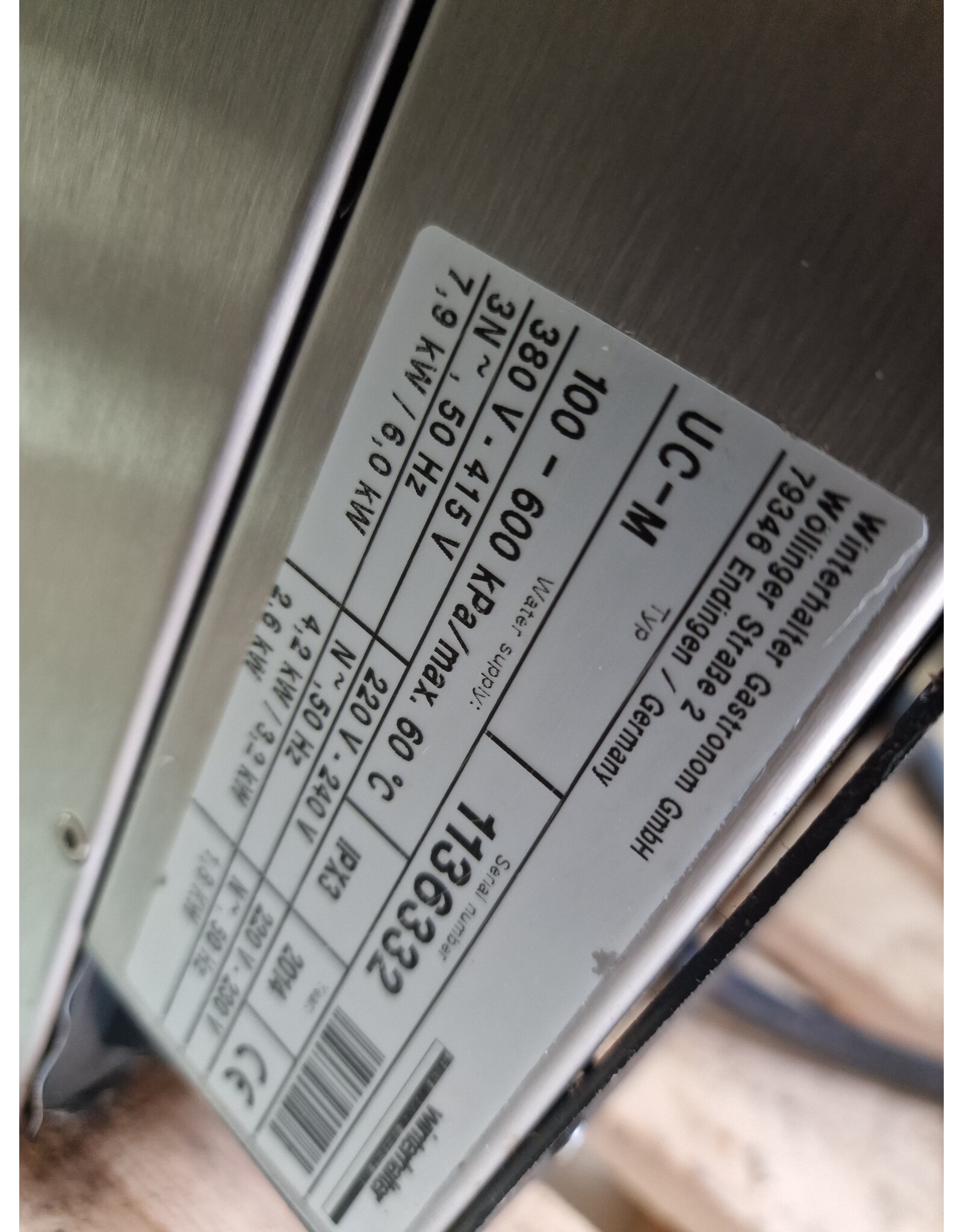 Winterhalter Winterhalter UC-M voorlader vaatwasmachine