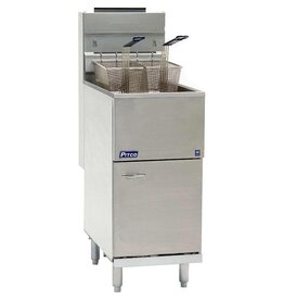 Pitco Nieuw gasfriteuse aardgas Pitco 35C+ 35CS 23kW 2 mands friteuse