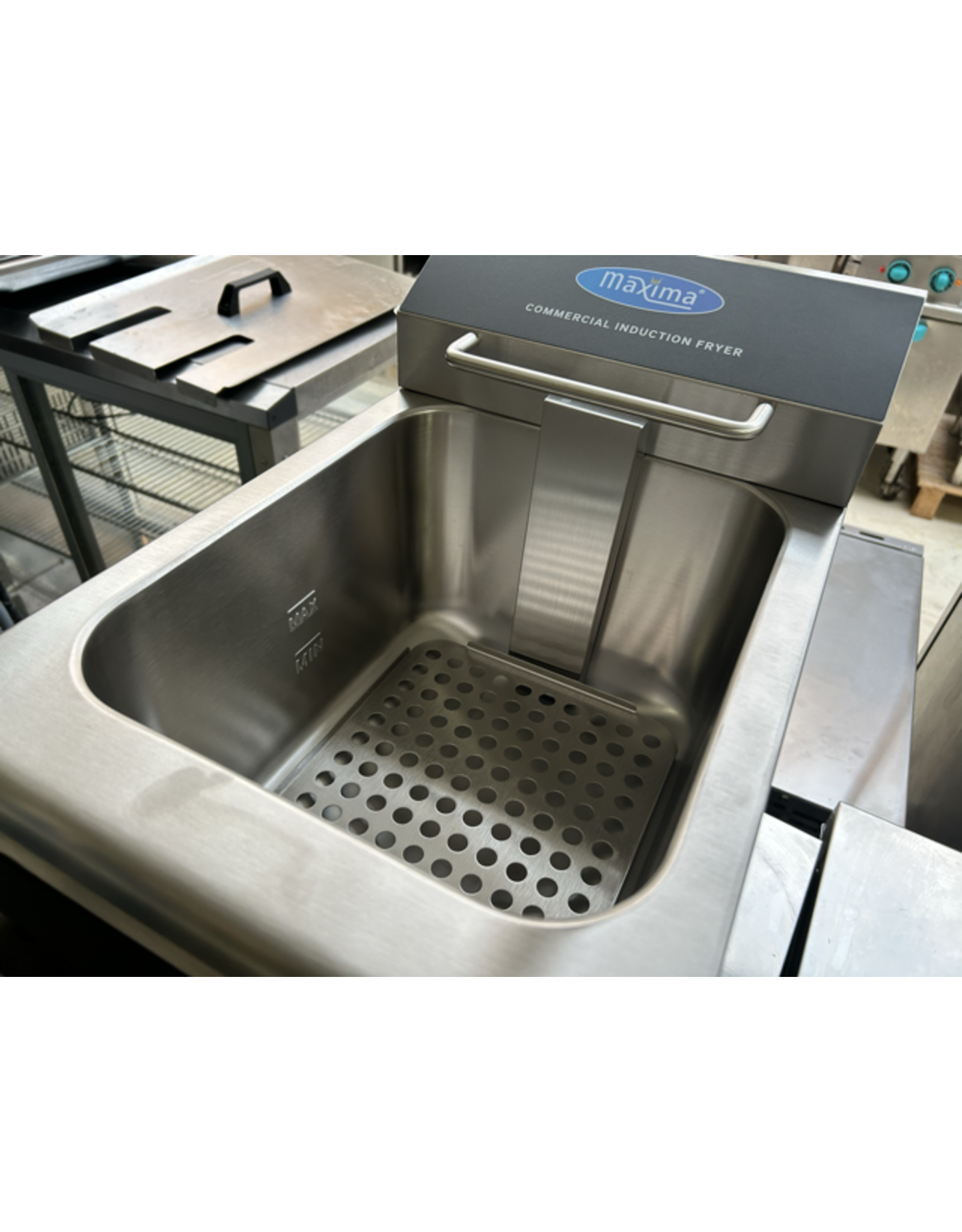 Maxima Maxima inductie friteuse 1x8L(NIEUW)