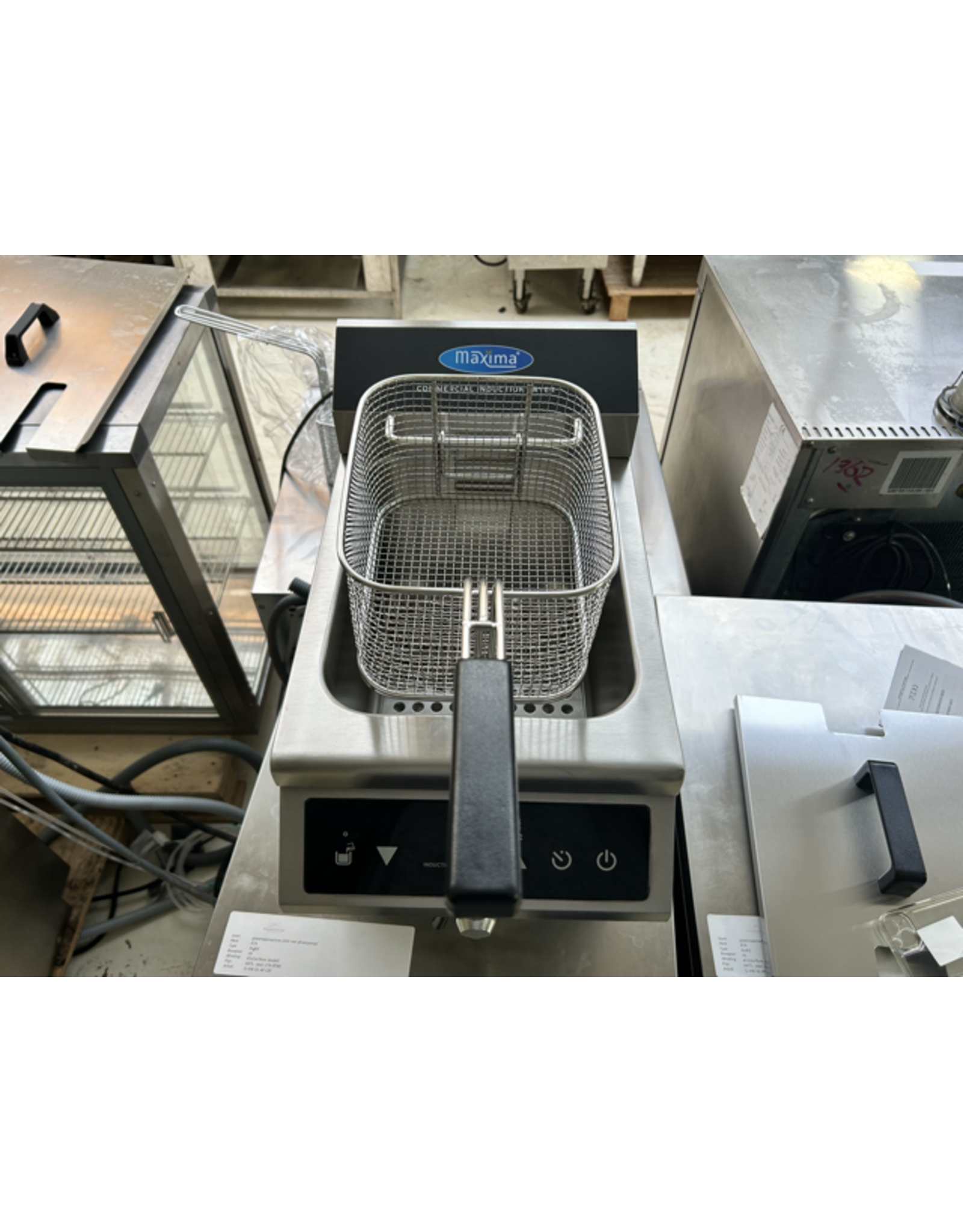 Maxima Maxima inductie friteuse 1x8L(NIEUW)