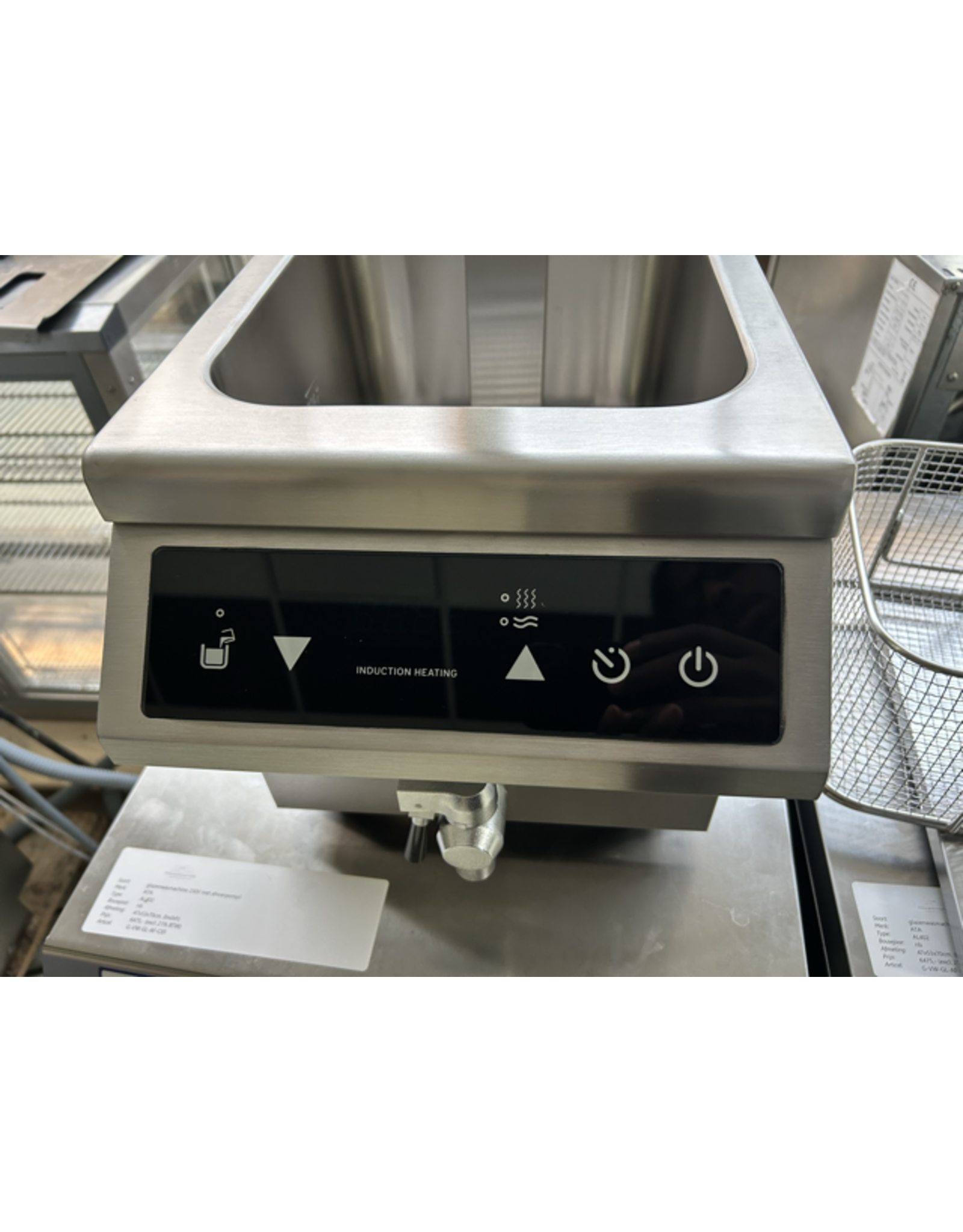 Maxima Maxima inductie friteuse 1x8L(NIEUW)
