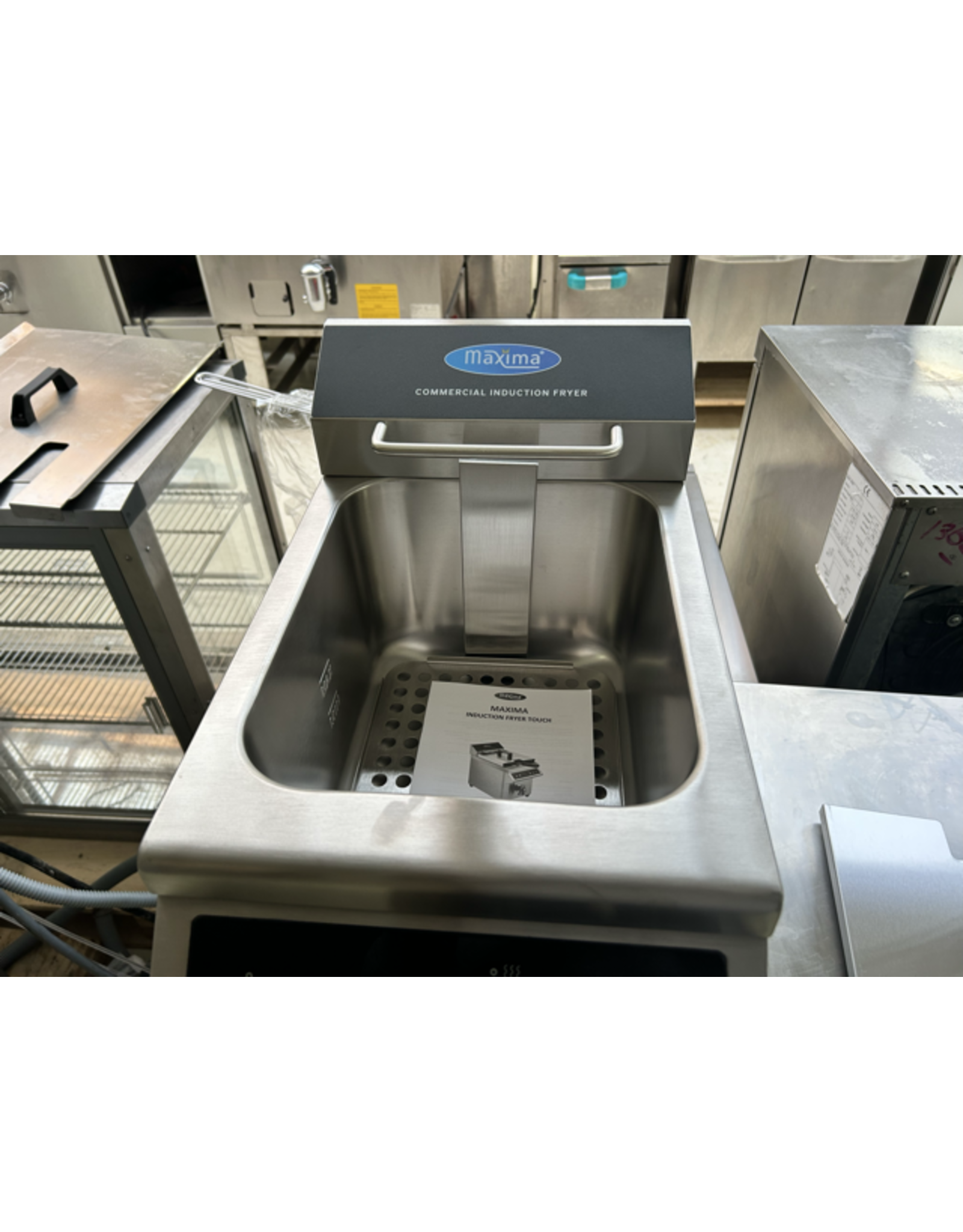 Maxima Maxima inductie friteuse 1x8L(NIEUW)
