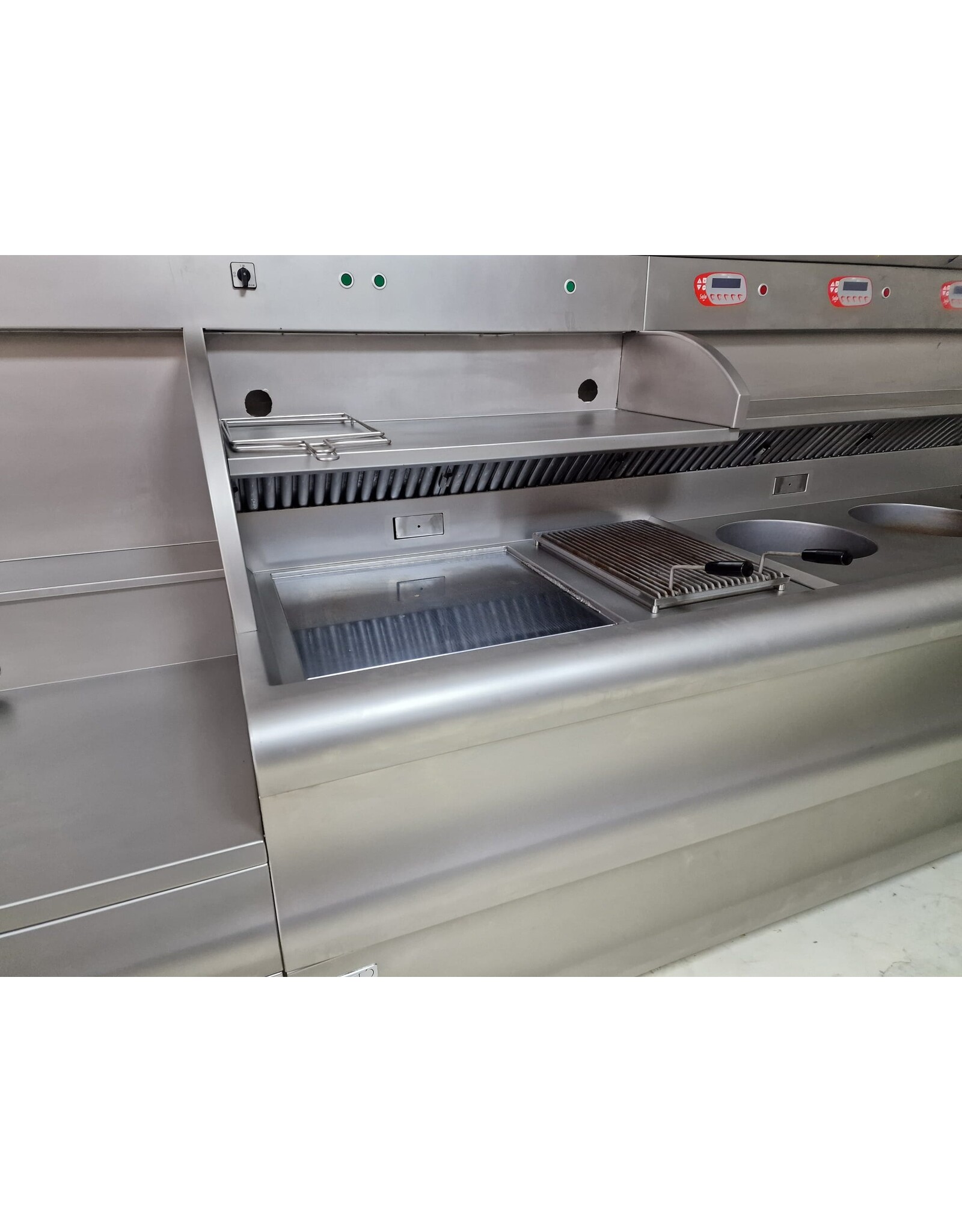 Perfecta Perfecta gereviseerde Bakwand Friteuse lavasteen + bakplaat - op Aardgas