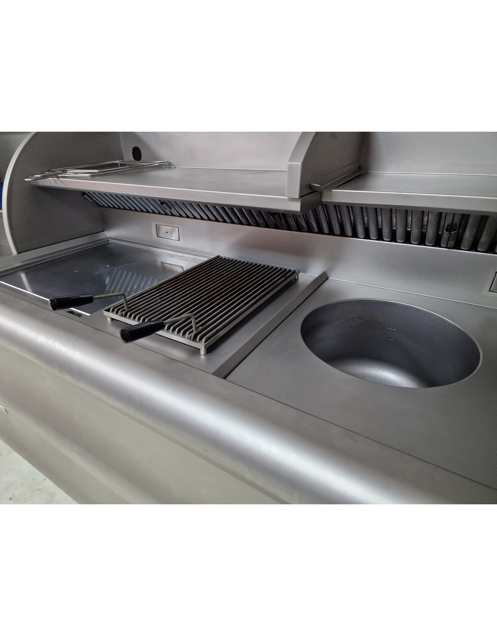 Perfecta Perfecta gereviseerde Bakwand Friteuse lavasteen + bakplaat - op Aardgas