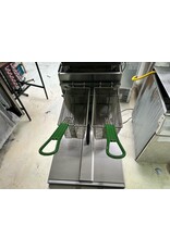 Gasfritteuse mit 1 Pfanne: 39,5 x 76 x 141