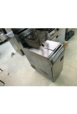 Gasfritteuse mit 1 Pfanne: 39,5 x 76 x 141