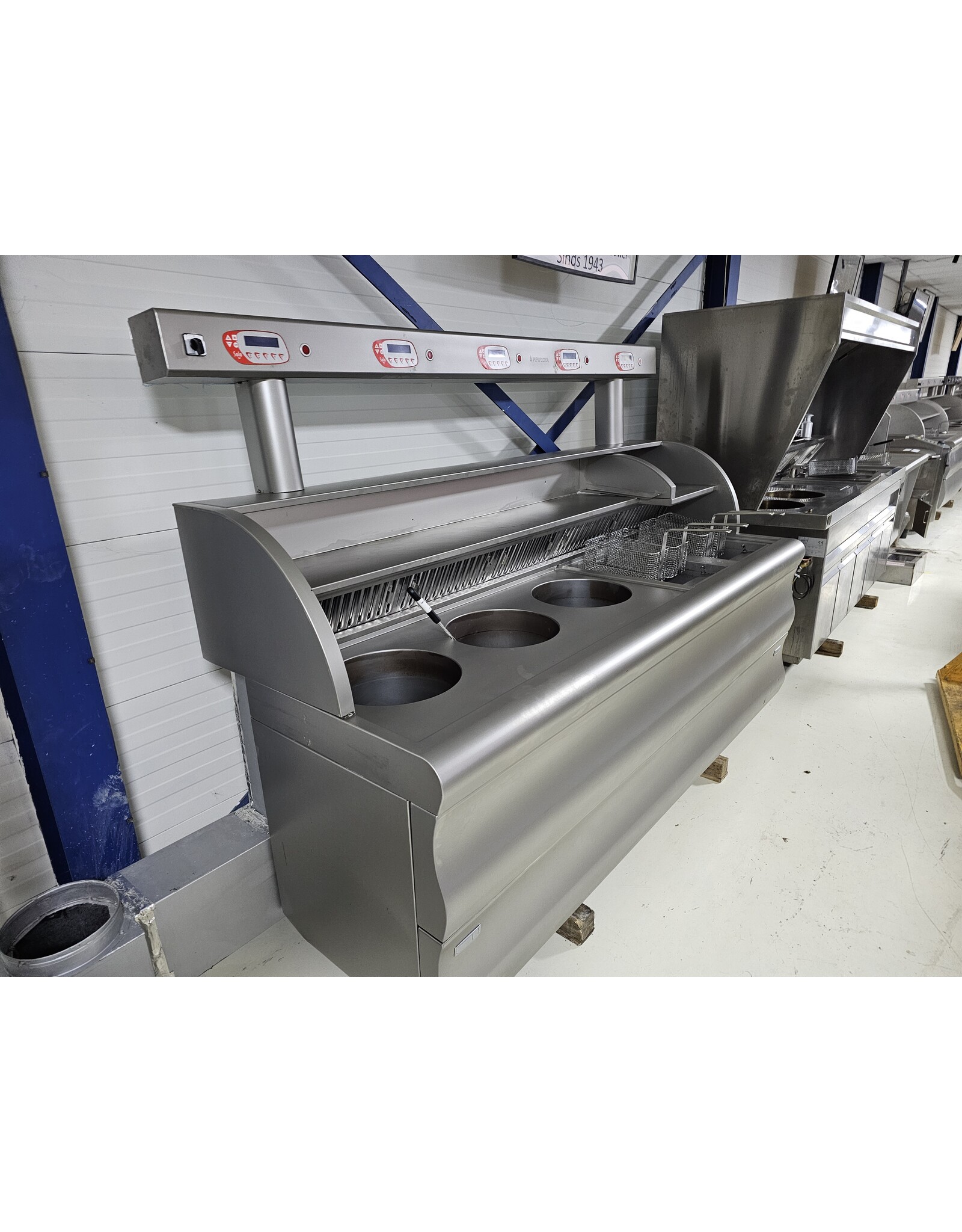 Perfecta 5 pans nog niet gereviseerde bakwand friteuse