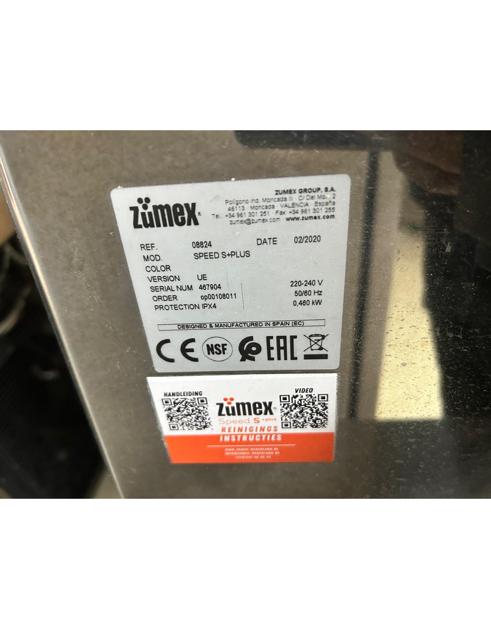 zumex zumex speed s+plus Jahr 2020