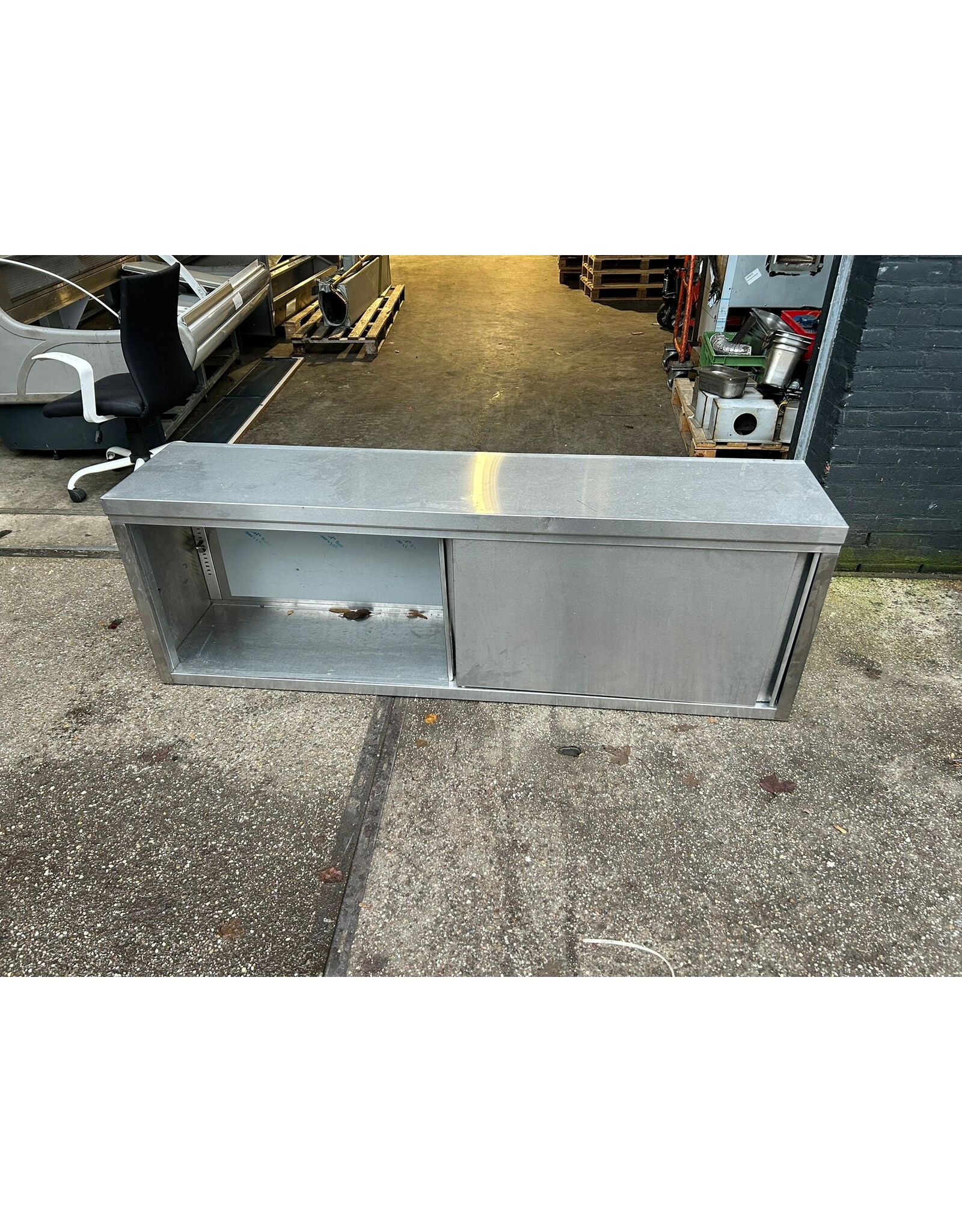 RVS wandkast