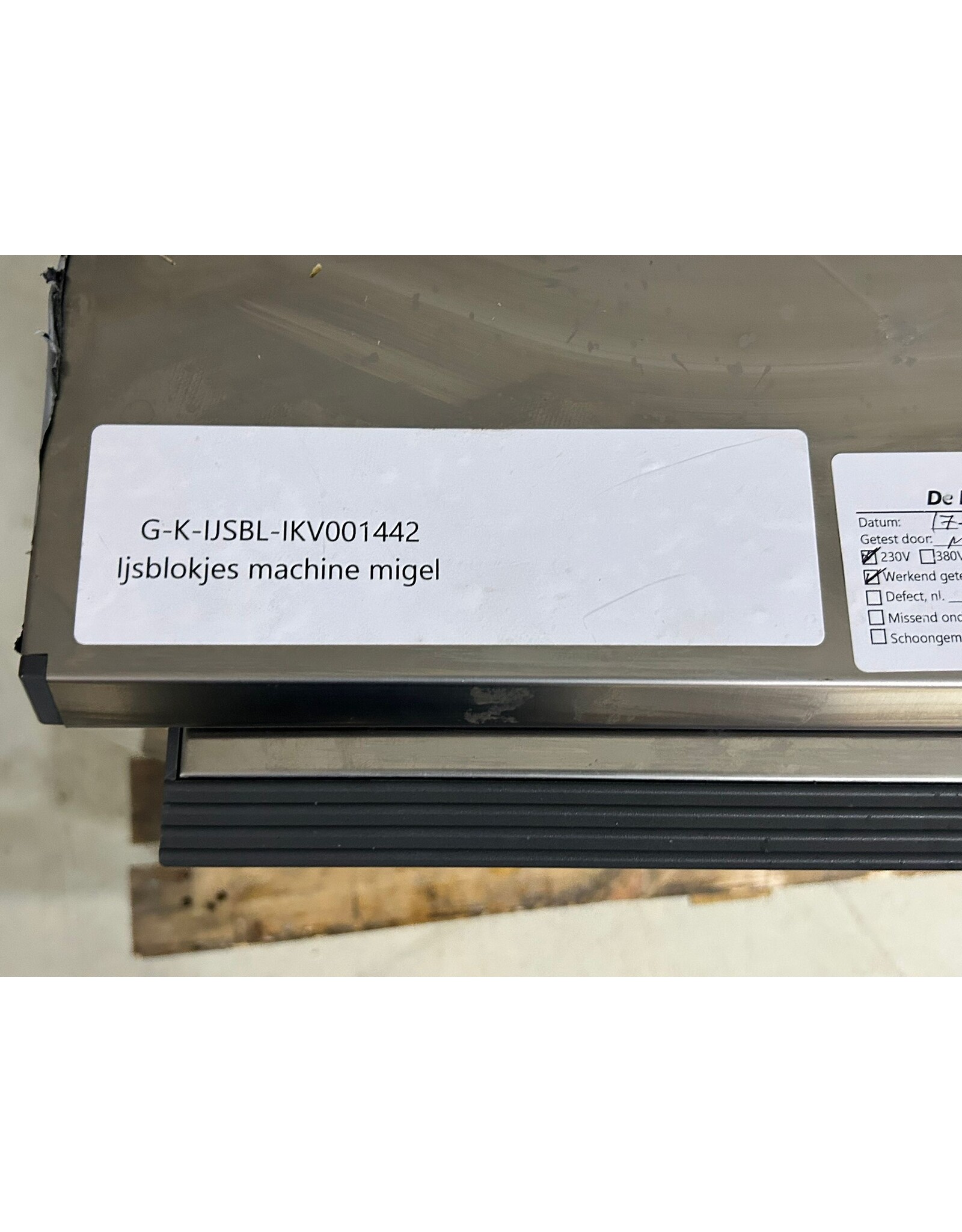 Migel Ijsblokjes machine - migel