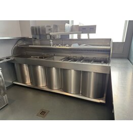 Kiremko Nog te reviseren - Kiremko bakwand friteuse 3 P 7 manden bakplaat en uitschepbak