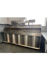Kiremko Nog te reviseren - Kiremko bakwand friteuse 3 P 7 manden bakplaat en uitschepbak
