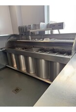 Kiremko Nog te reviseren - Kiremko bakwand friteuse 3 P 7 manden bakplaat en uitschepbak