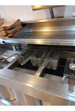 Kiremko Nog te reviseren - Kiremko bakwand friteuse 3 P 7 manden bakplaat uitschepbak
