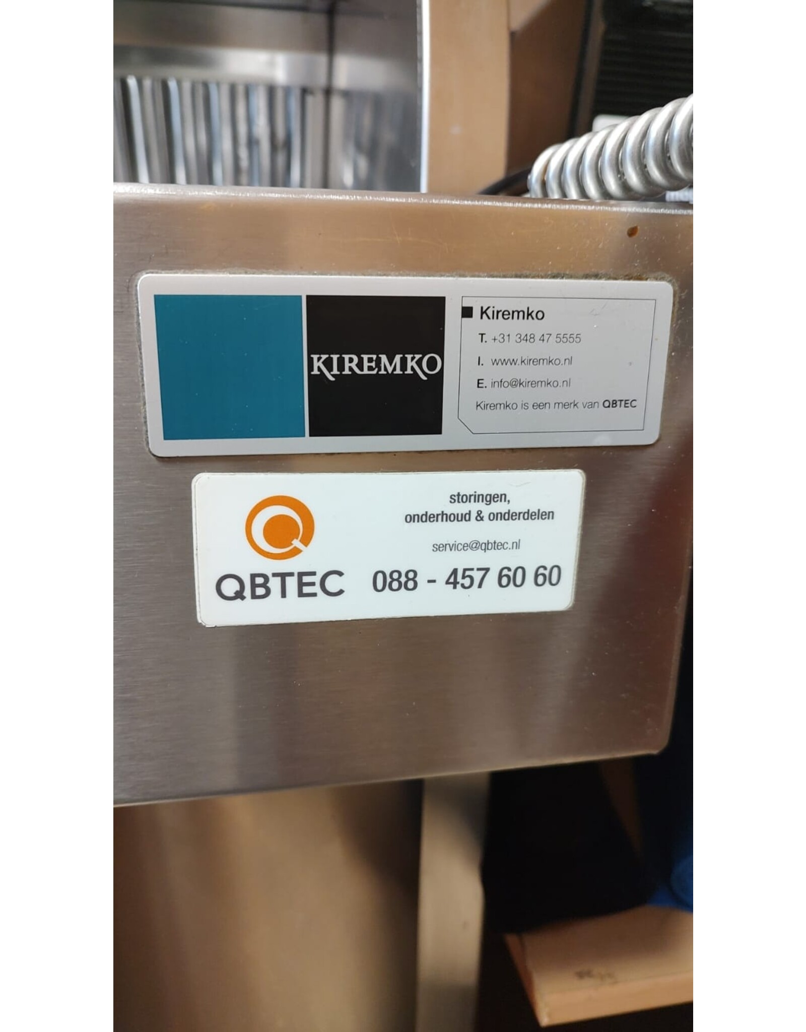 Kiremko Nog te reviseren - Kiremko bakwand friteuse 3 P 7 manden bakplaat uitschepbak