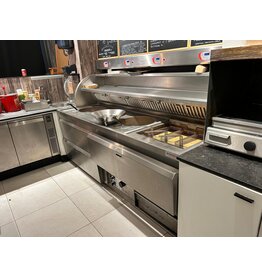 Nog te reviseren - Perfecta bakwand friteuse 2x XXL R, 2 mands en bakplaat