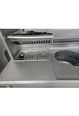 Florigo Florigo Hoog rendement gereviseerde friteuse bakwand 1x XL rond 8x mand