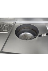 Florigo Florigo Hoog rendement gereviseerde friteuse bakwand 1x XL rond 8x mand