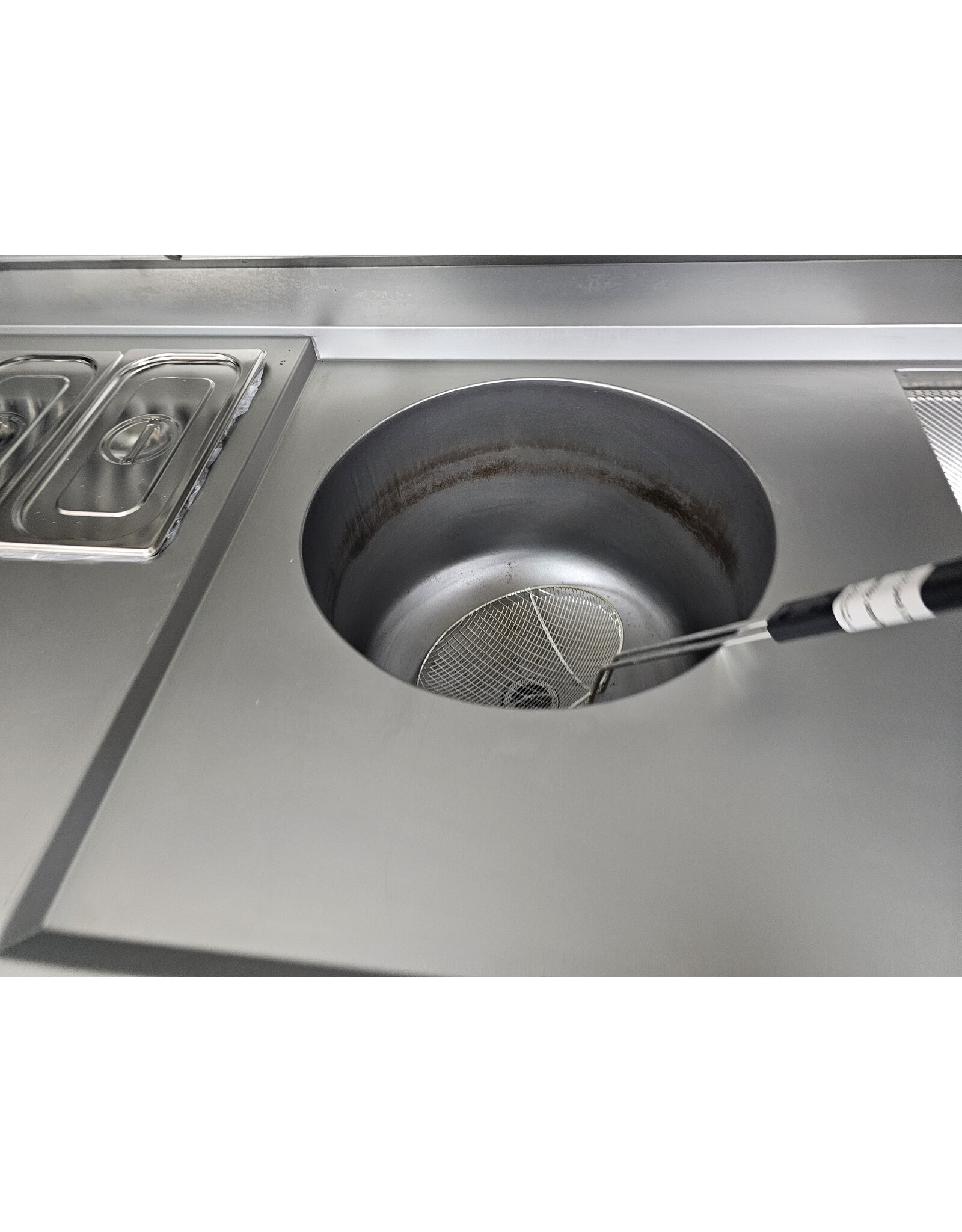 Florigo Florigo Hoog rendement gereviseerde friteuse bakwand 1x XL rond 8x mand