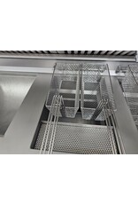 Florigo Florigo Hoog rendement gereviseerde friteuse bakwand 1x XL rond 8x mand