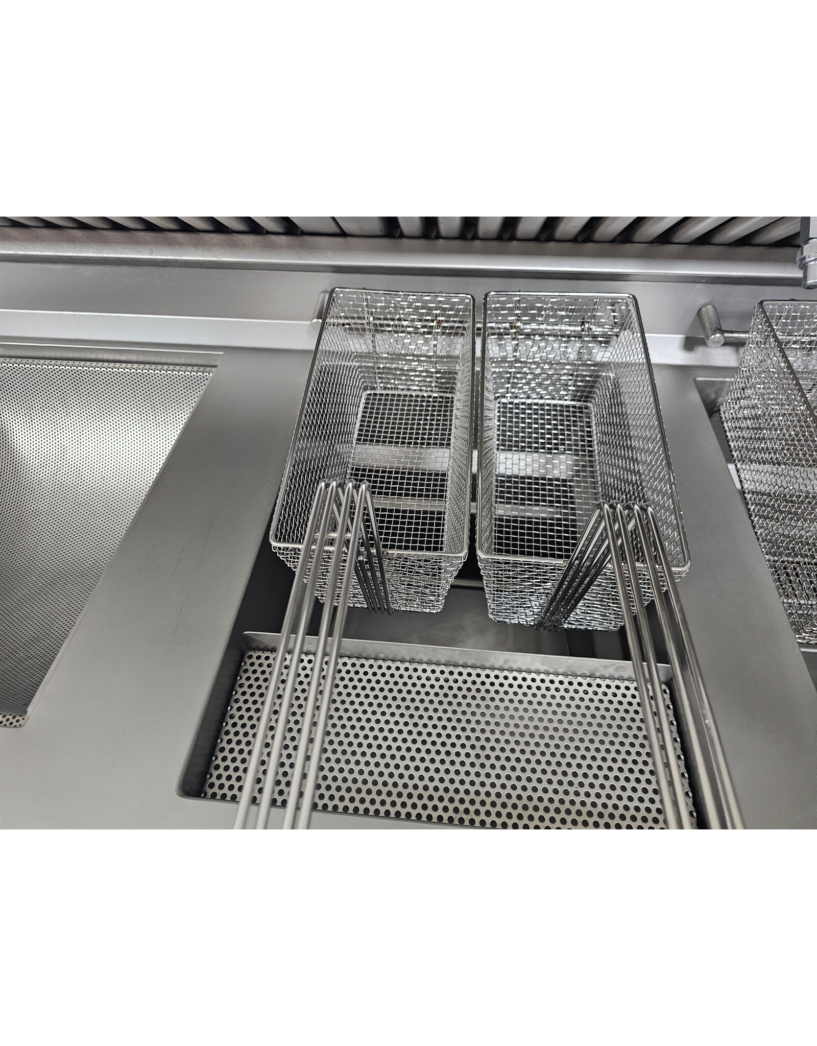 Florigo Florigo Hoog rendement gereviseerde friteuse bakwand 1x XL rond 8x mand