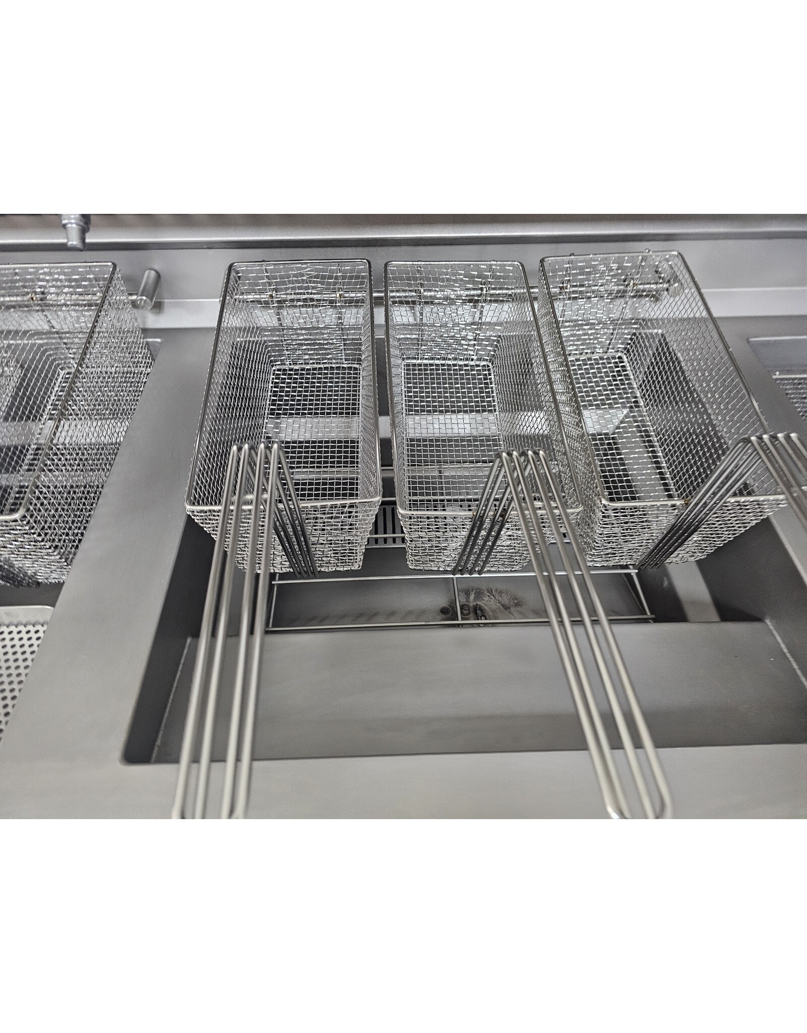 Florigo Florigo Hoog rendement gereviseerde friteuse bakwand 1x XL rond 8x mand