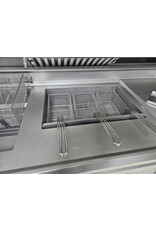 Florigo Florigo Hoog rendement gereviseerde friteuse bakwand 1x XL rond 8x mand