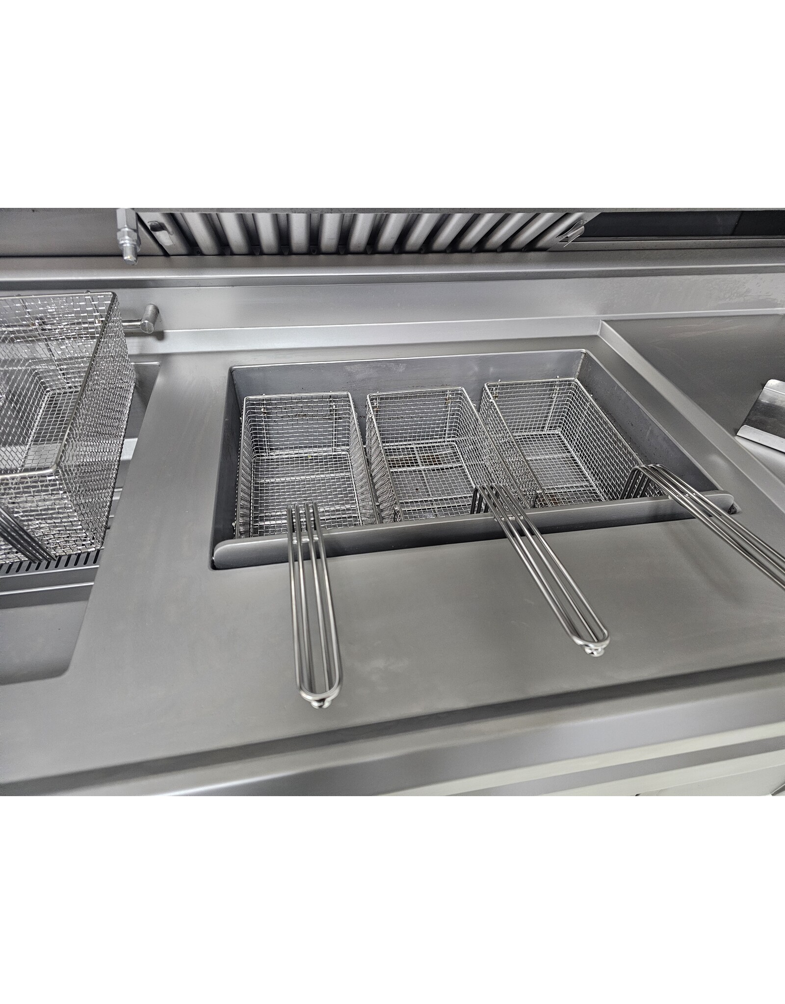 Florigo Florigo Hoog rendement gereviseerde friteuse bakwand 1x XL rond 8x mand