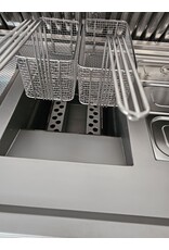 Gereviseerde Kiremko 3 pan HR bakwand friteuse bakplaat vetpomp/filter