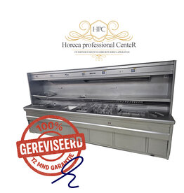 Florigo Florigo Hoog rendement gereviseerde friteuse bakwand 1x XL rond 8x mand