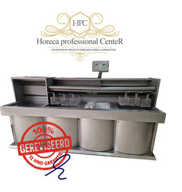 Kiremko Gereviseerde Kiremko HR bakwand / friteuse 2x 3 manden + bkpl + ABM