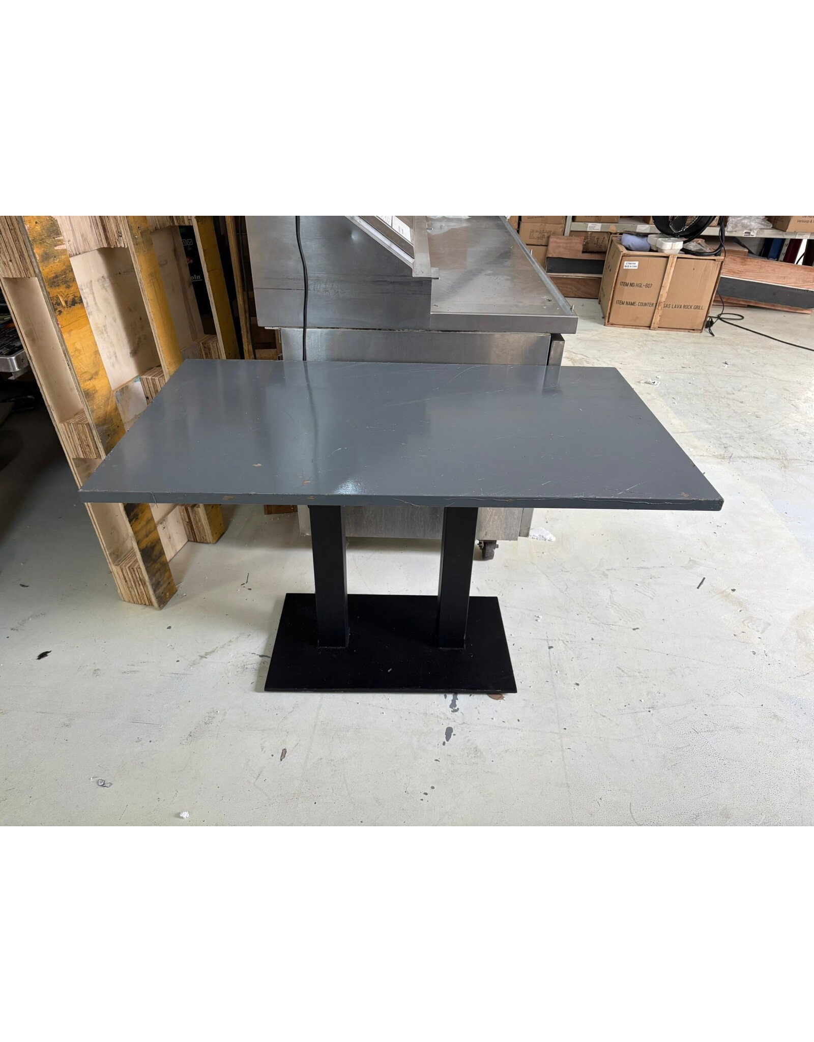 Grijze horeca tafel - 120 x 70 x 75 1stuk