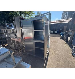 2x RVS kast in de hoogte 120x64x100  prijs per stuk