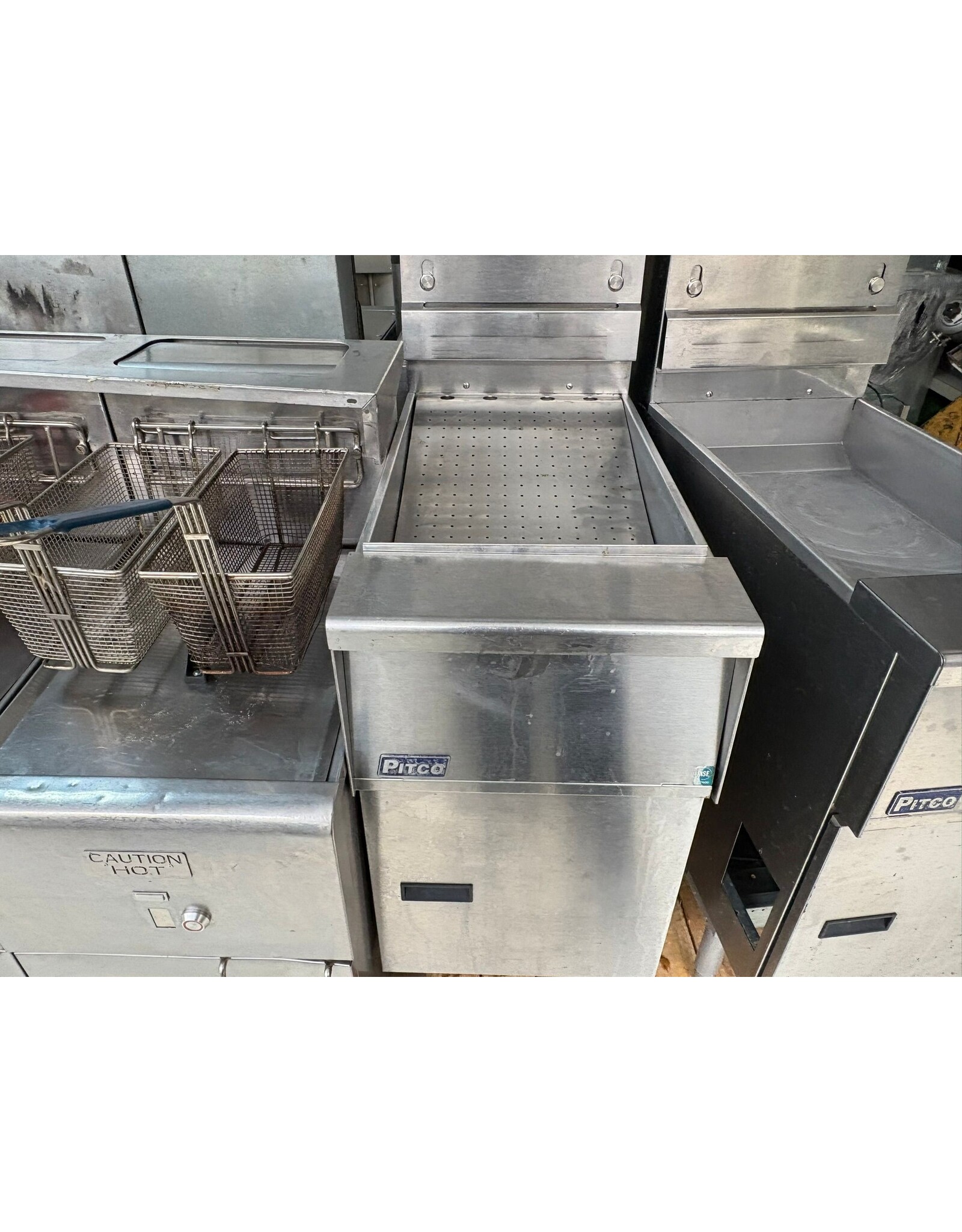 pitco Pitco Pommes Frites Ausschankbehälter mit Ablagefach - 4 Stück