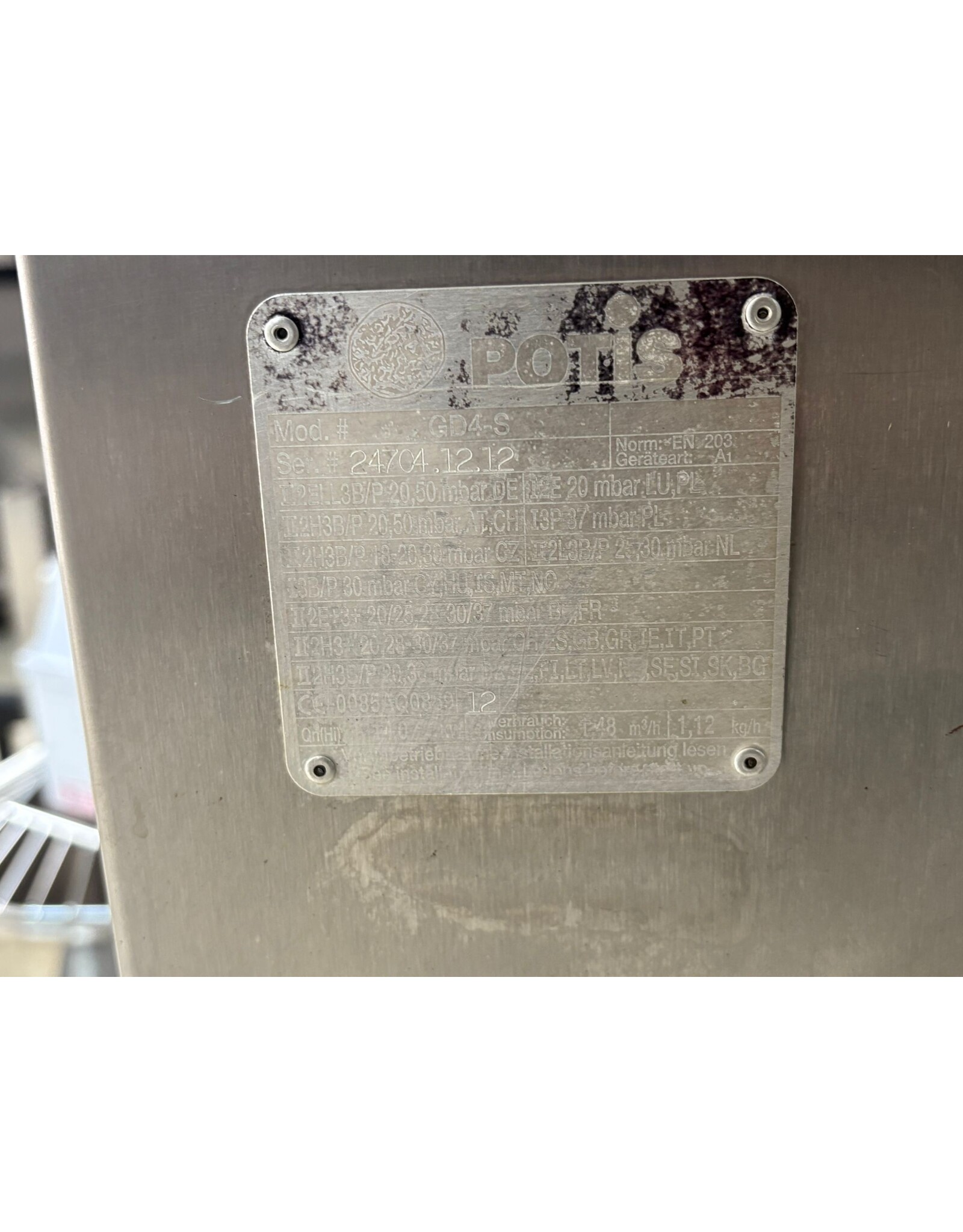 Potis Potis kebab grill - GD4-S