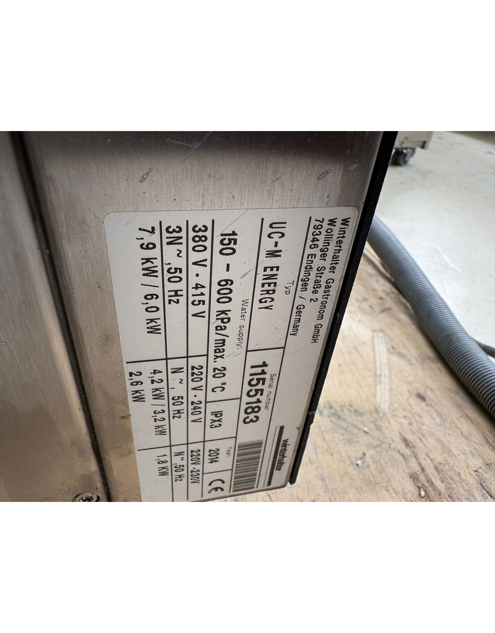 Winterhalter Winterhalter vaatwasser met display 60x65x80